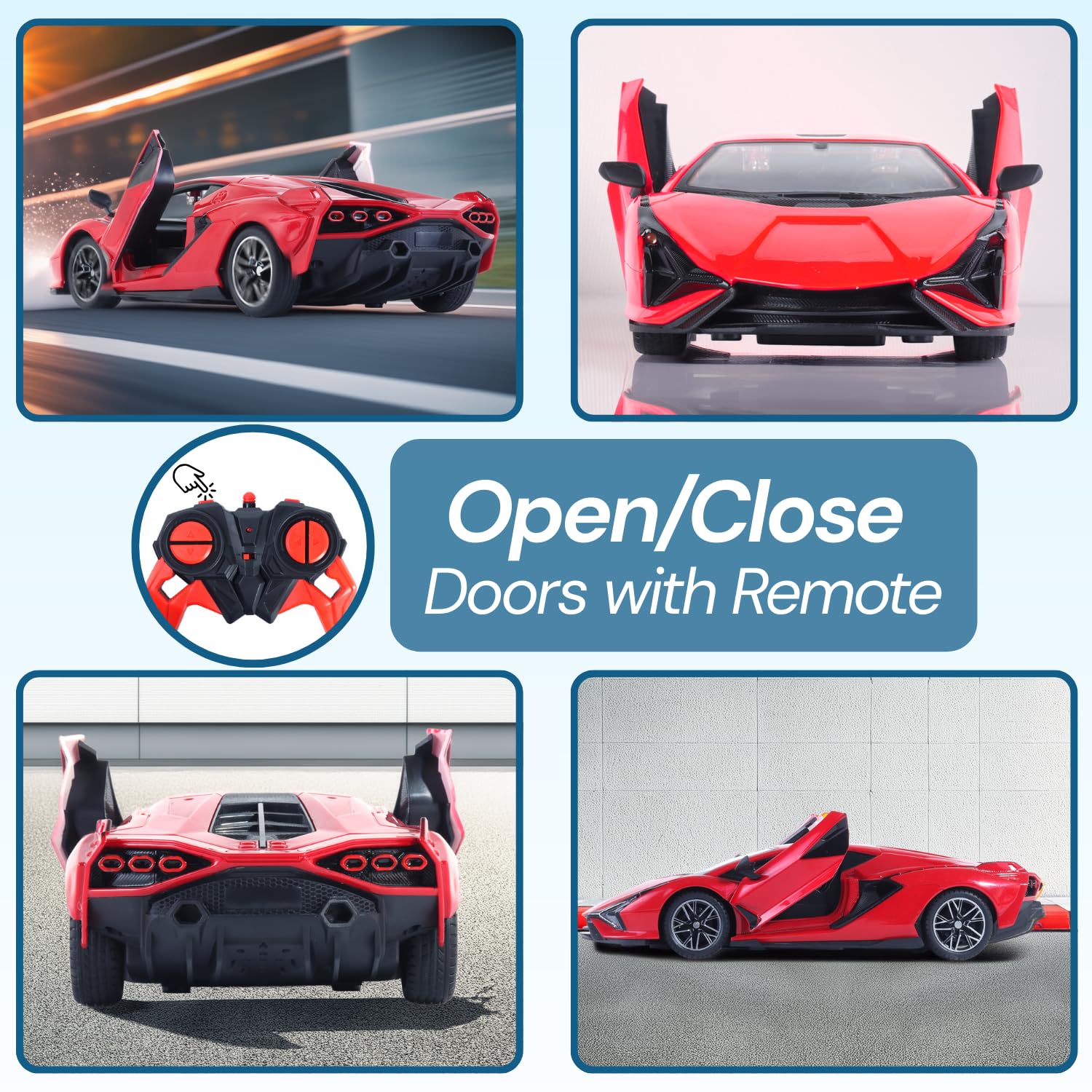 popsugar door opening remote control car|rechargeable 1200mah lithium battery|c type charging|75 min runtime|2.4g long range remote (100+ ft)|highspeed rc car|gift for kids|made in india (red) popsugar door opening remote control car|rechargeable 1200mah lithium battery|c type charging|75 min runtime|2.4g long range remote (100+ ft)|highspeed rc car|gift for kids|made in india (red)