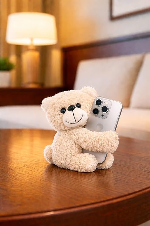 cute teddy bear plush slap bracelet, beige, soft fluffy wristband, hugging bear wrap bracelet, kids gift cute teddy bear plush slap bracelet, beige, soft fluffy wristband, hugging bear wrap bracelet, kids gift