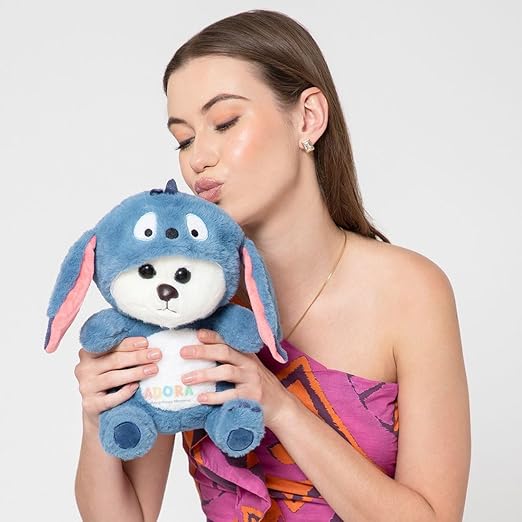 adora hoodie teddy bear soft toy | cute huggable plushie for kids & girls | blue soft toy gift birthday gift teddy bear with hoodie | soft plush toy for girlfriend & sister 25 cm adora hoodie teddy bear soft toy | cute huggable plushie for kids & girls | blue soft toy gift birthday gift teddy bear with hoodie | soft plush toy for girlfriend & sister 25 cm