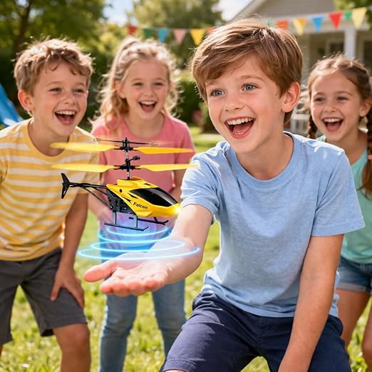 toy helicopter gravity sensor for boys/kids age 5 + years, indoor palm sensing helicopter, 750 rpm, rechargeable helicopter with led lights (yellow colour) toy helicopter gravity sensor for boys/kids age 5 + years, indoor palm sensing helicopter, 750 rpm, rechargeable helicopter with led lights (yellow colour)