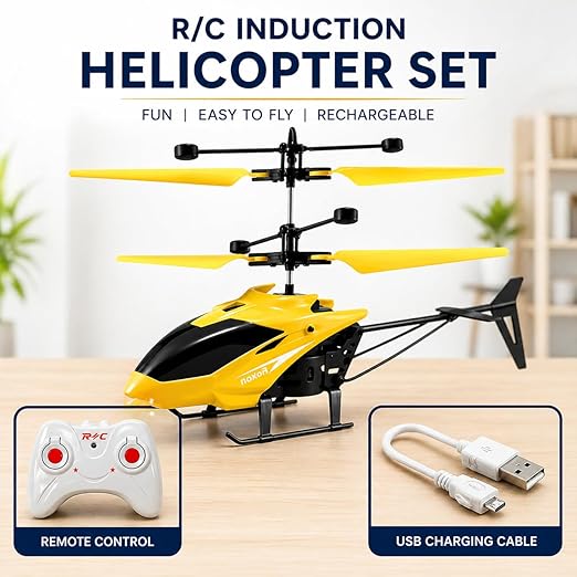 toy helicopter gravity sensor for boys/kids age 5 + years, indoor palm sensing helicopter, 750 rpm, rechargeable helicopter with led lights (yellow colour) toy helicopter gravity sensor for boys/kids age 5 + years, indoor palm sensing helicopter, 750 rpm, rechargeable helicopter with led lights (yellow colour)