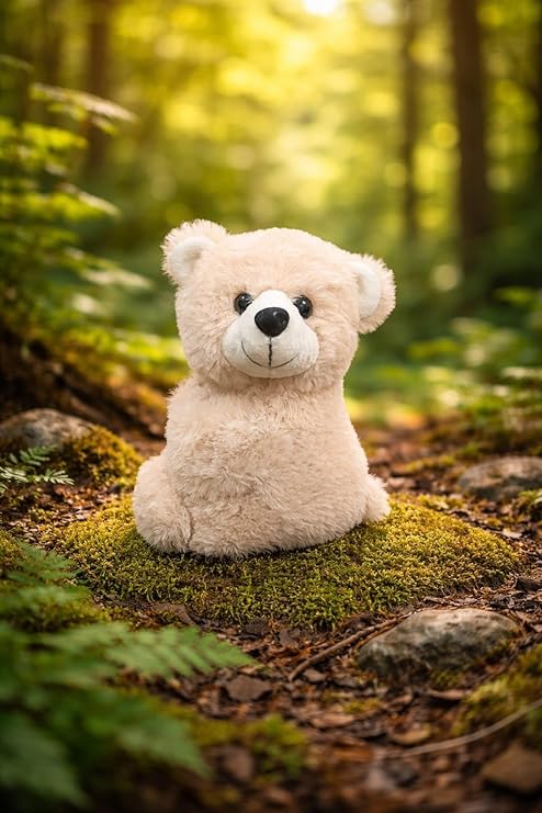 cute teddy bear plush slap bracelet, beige, soft fluffy wristband, hugging bear wrap bracelet, kids gift cute teddy bear plush slap bracelet, beige, soft fluffy wristband, hugging bear wrap bracelet, kids gift